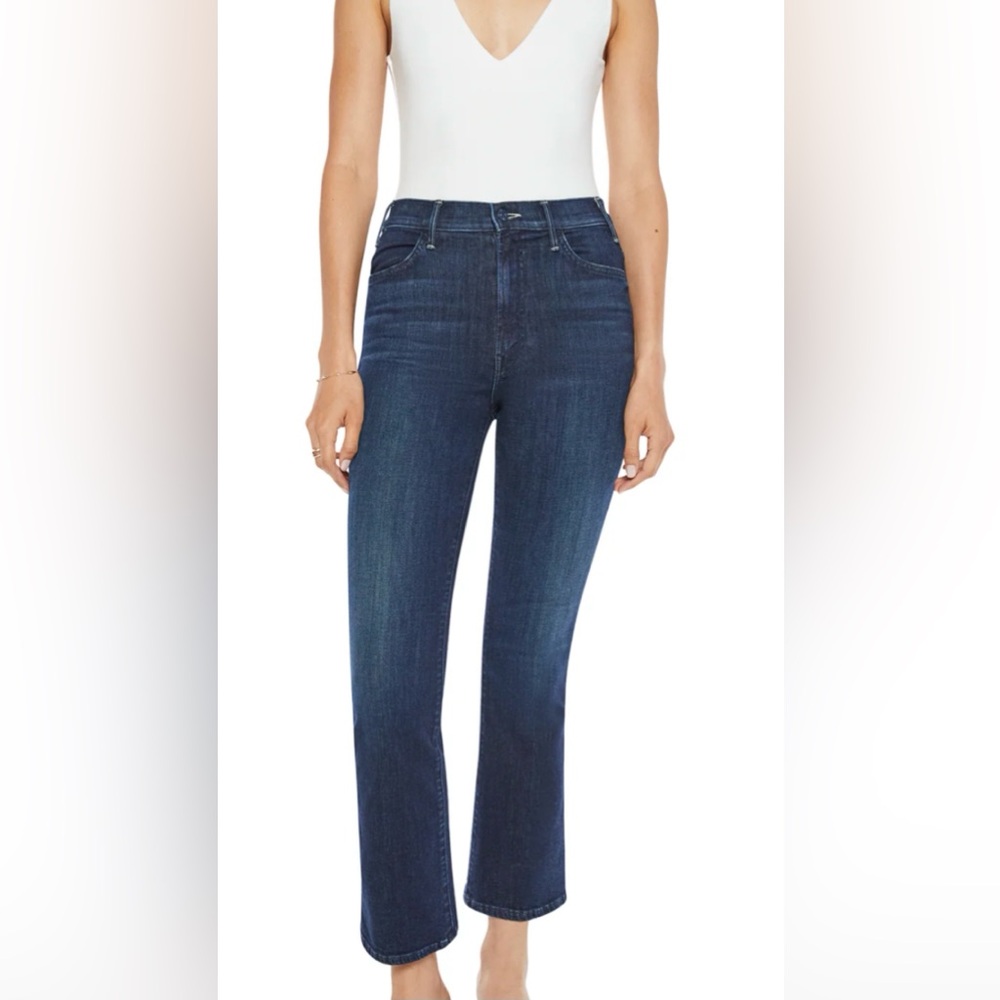 Mother Size 30 The Hustler Ankle Jeans Corner Piece Wash